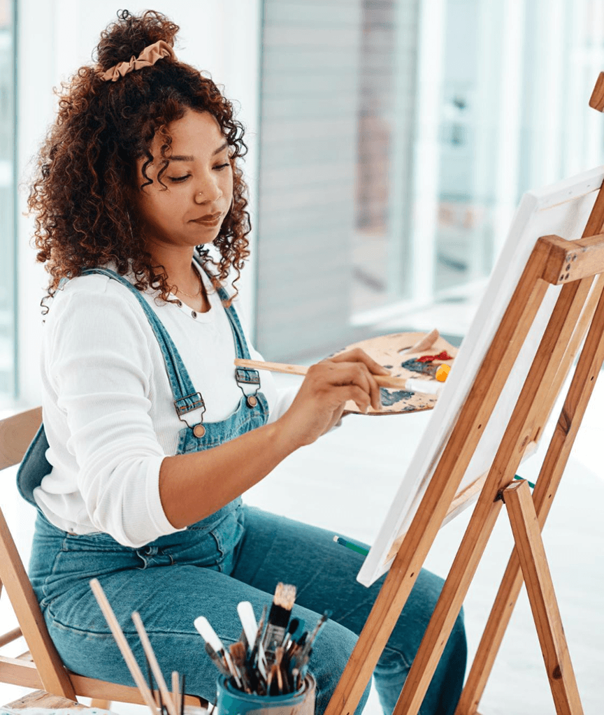 Art saving lives signup page background for desktop